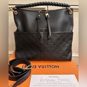 🖤 Maida Hobo in Black Empreite Leather 🖤